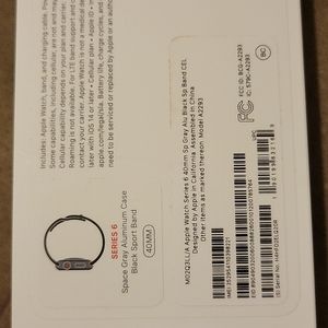 Apple Watch 6 Series 40mm Black